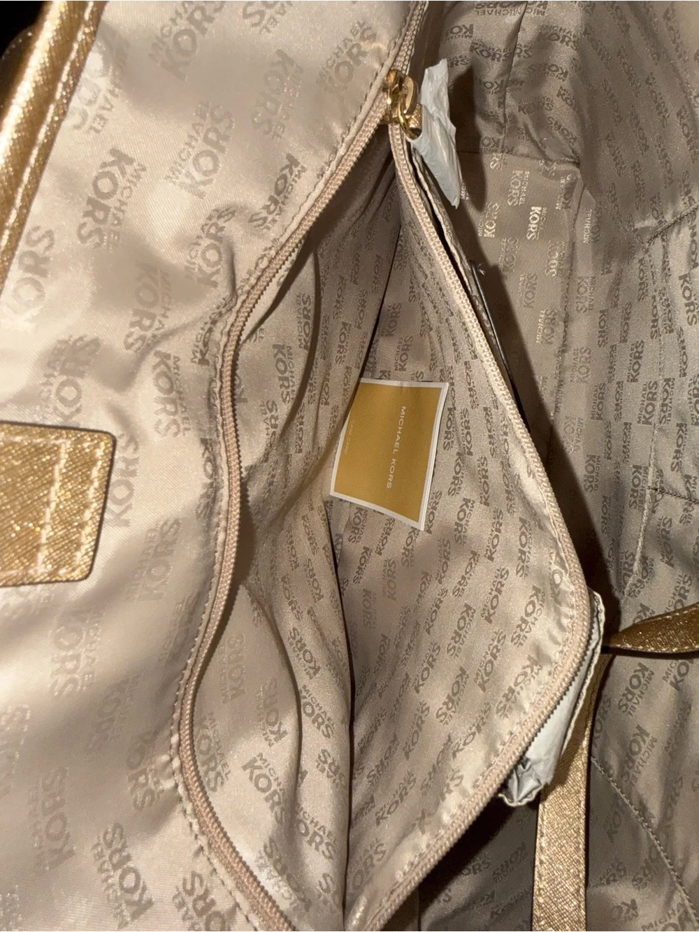 Michael Kors Tote Bag in Gold